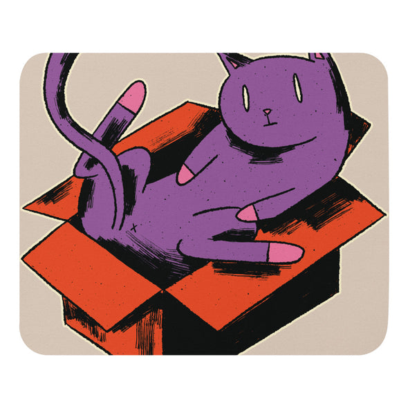 Renerded 5373-CatInBox-PR Mouse Pad