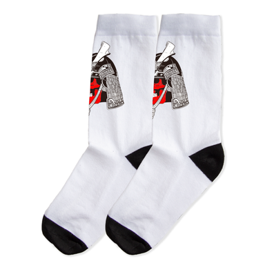 Renerded Samurai Face Socks