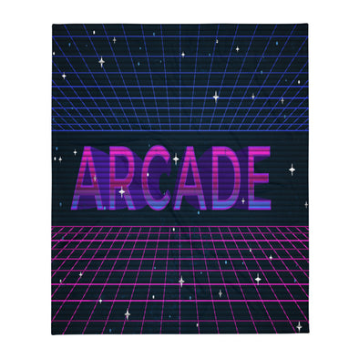 Renerded Arcade Dimensions Throw Blanket