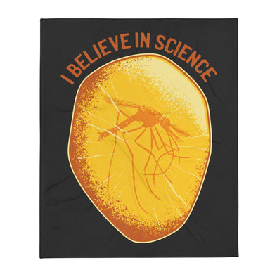 Renerded Believe in Science Throw Blanket