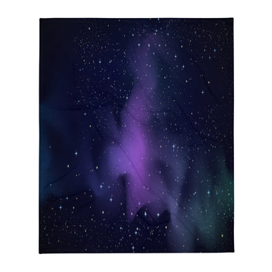 Renerded Purple Galaxy Throw Blanket